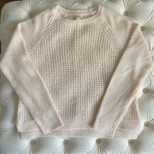 Forever 21 Light Pink Waffle Sweater